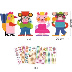 STICKERS : Eclatants - Djeco