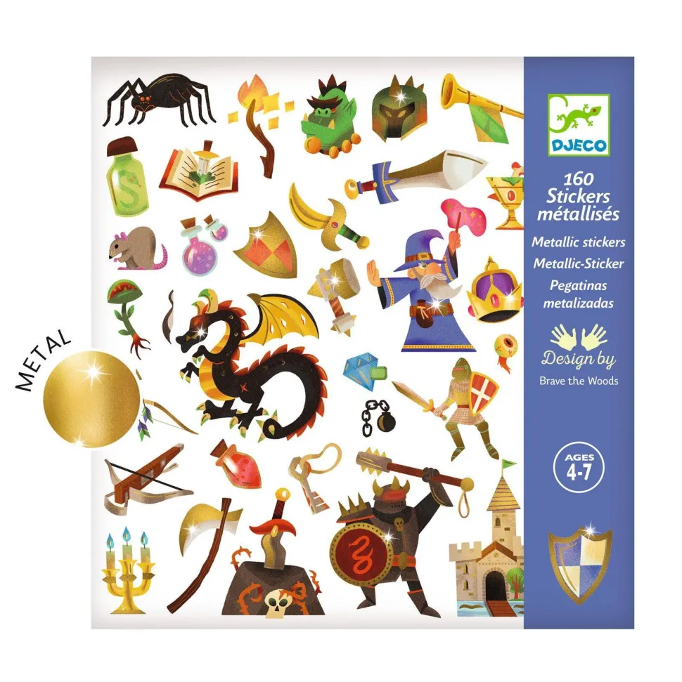 STICKERS : Médiéval fantastique - Djeco