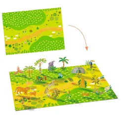 STICKERS : Stickers à relever - Animaux - Djeco