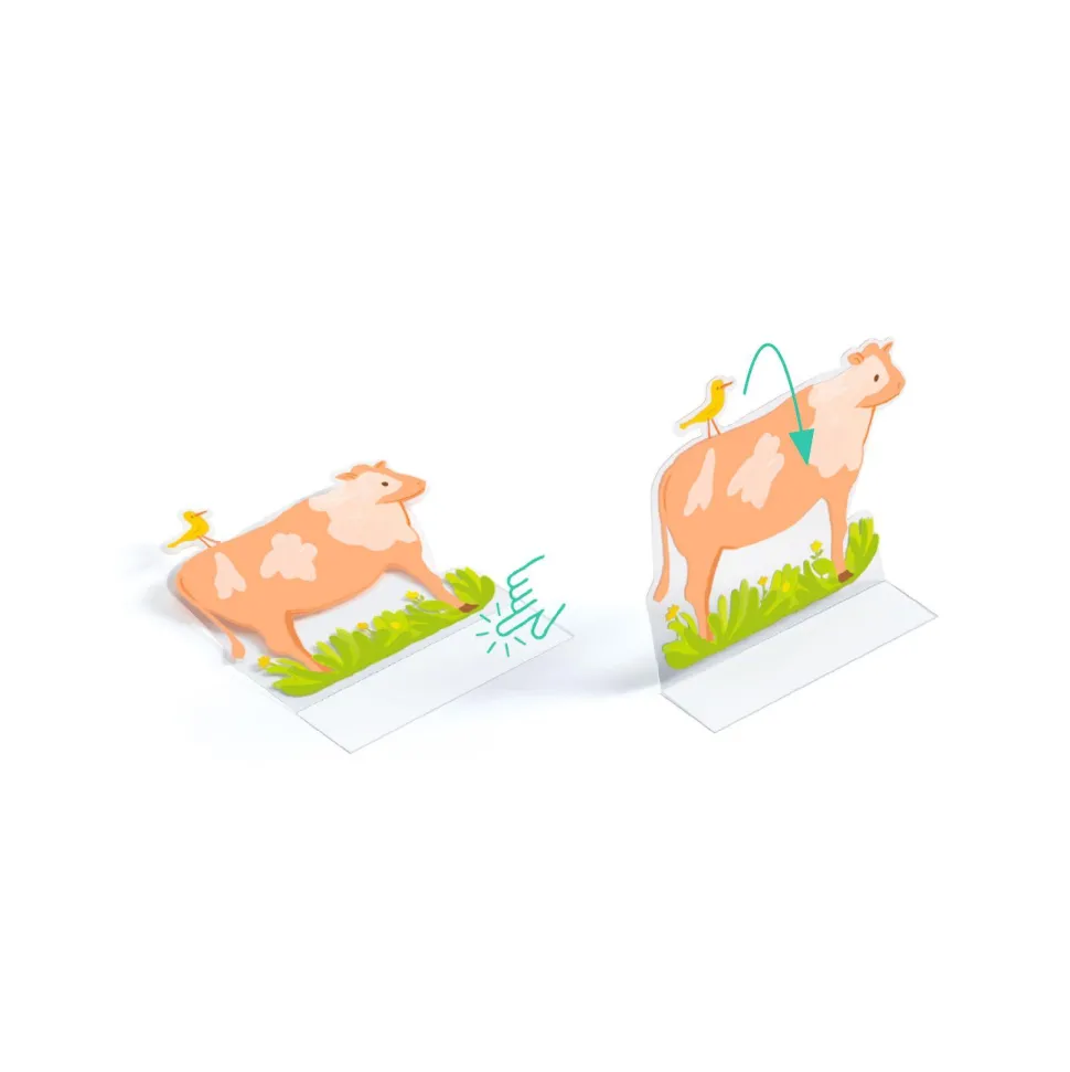 STICKERS : Stickers à relever - À la ferme - Djeco