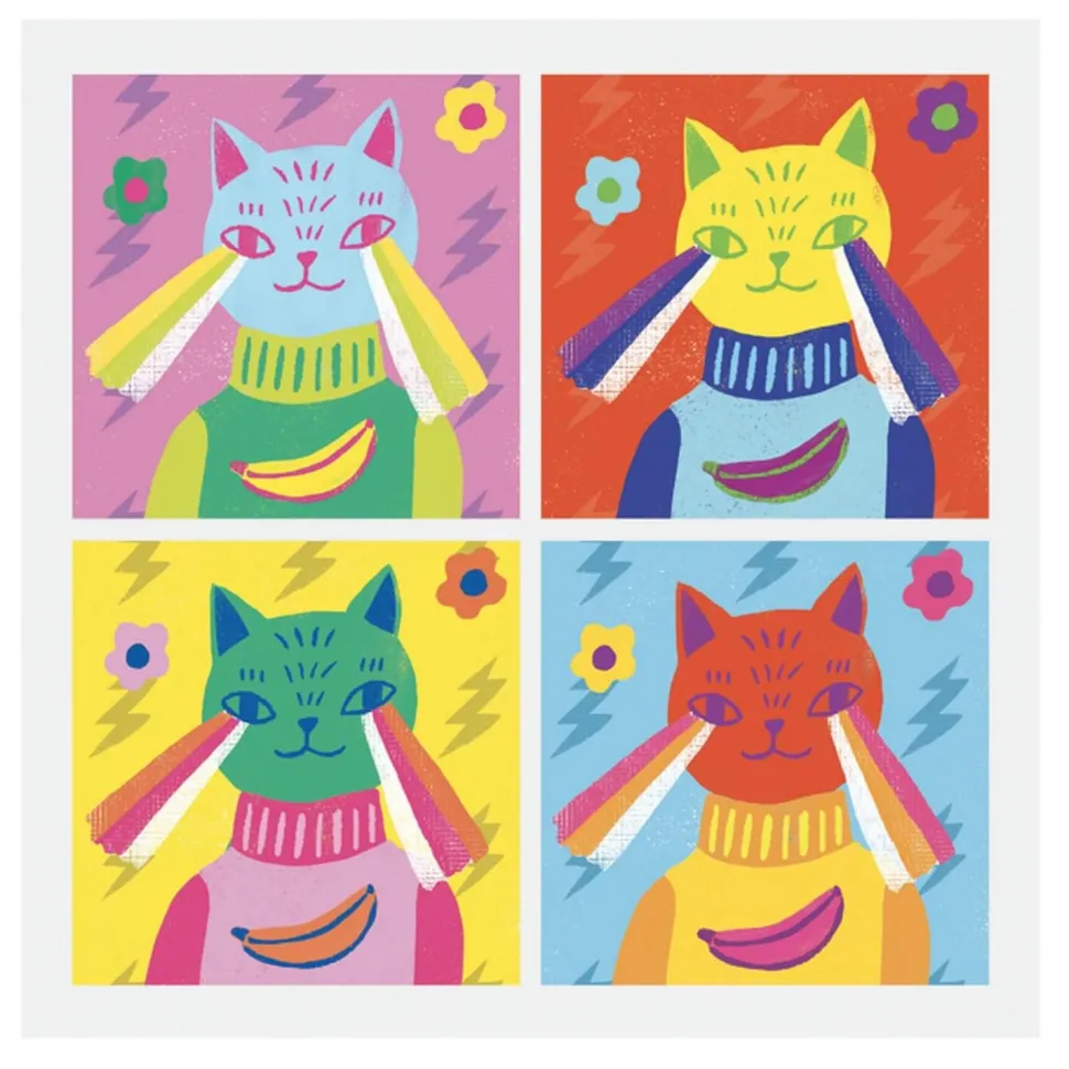 Stickers Djeco Inspired by : Totally pop - Djeco