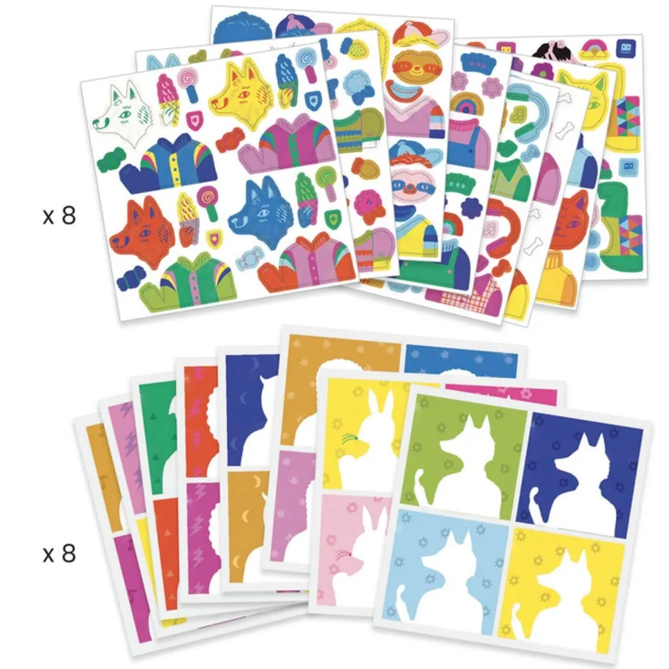 Stickers Djeco Inspired by : Totally pop - Djeco