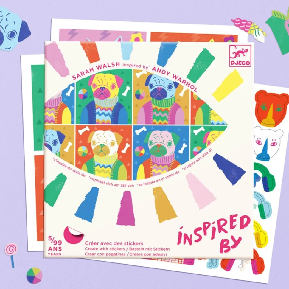 Stickers Djeco Inspired by : Totally pop - Djeco