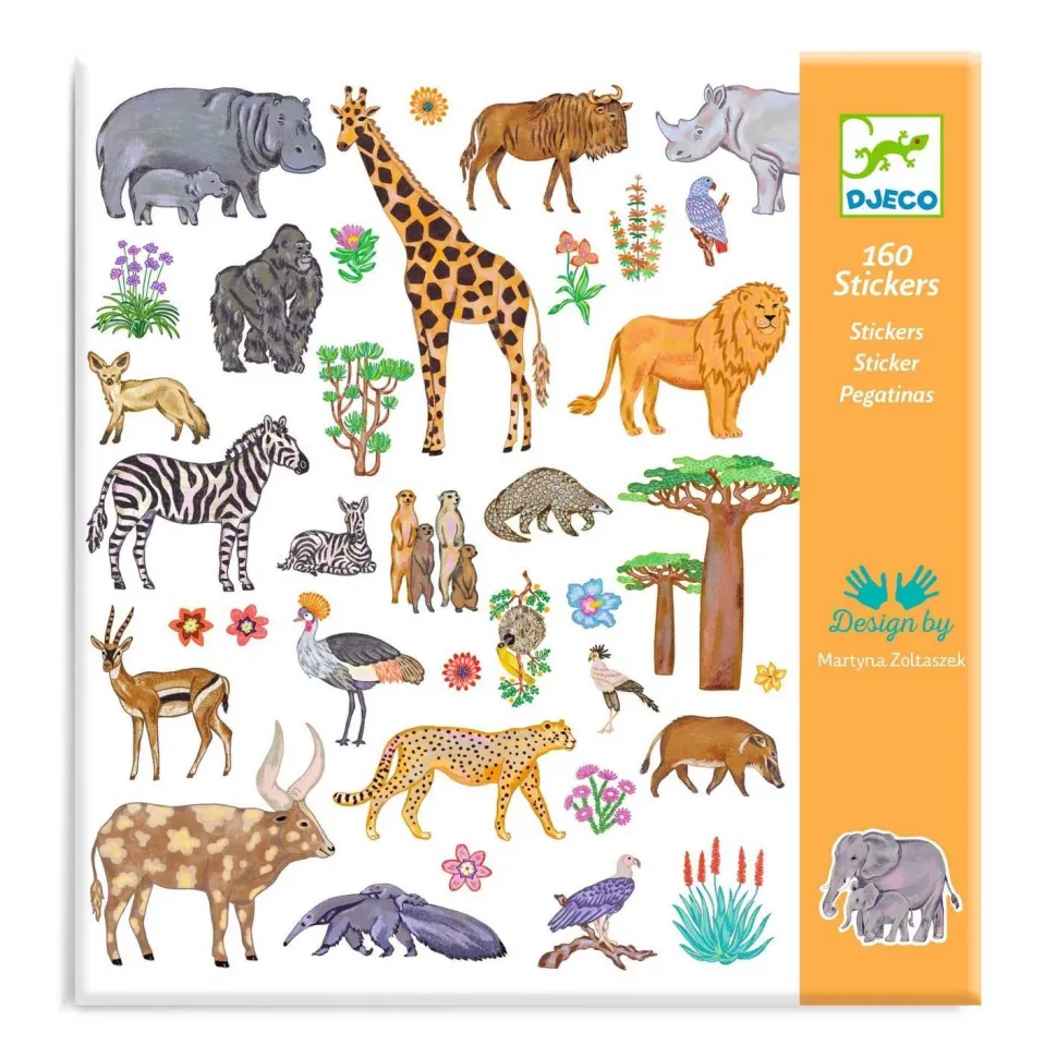 Stickers Kenya - LES PETITS CADEAUX DES GRANDS - Djeco