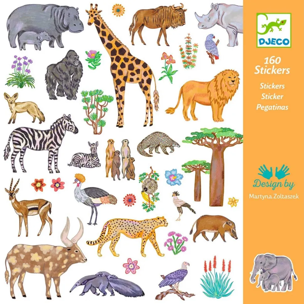 Stickers Kenya - LES PETITS CADEAUX DES GRANDS - Djeco
