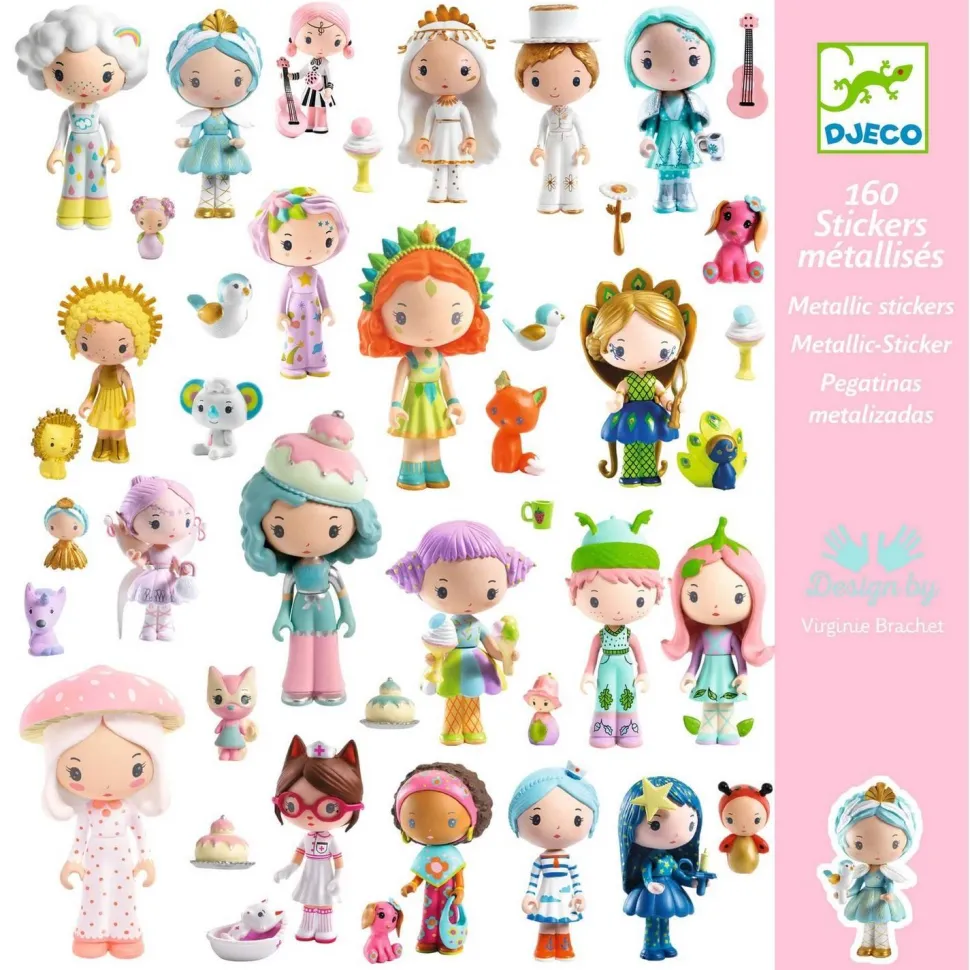 Stickers Le petit monde des Tinyly - LES PETITS CADEAUX DES GRANDS - Djeco