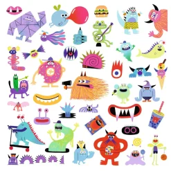 Stickers Monstres - Djeco