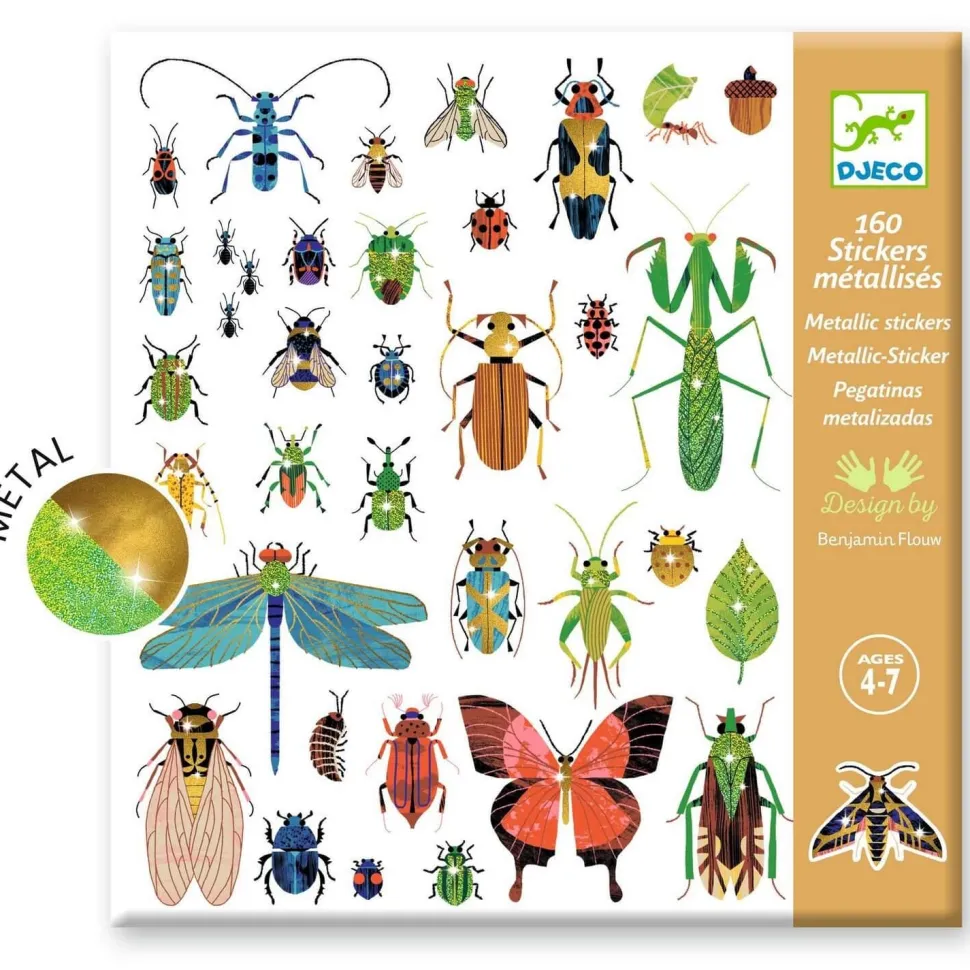 Stickers Métallisés - Microcosmos - Djeco