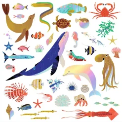 Stickers métallisés : Océan - Djeco