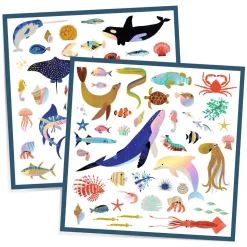 Stickers métallisés : Océan - Djeco