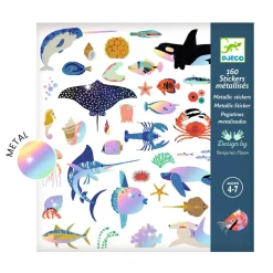 Stickers métallisés : Océan - Djeco