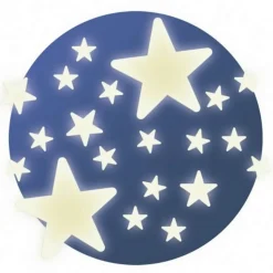 Stickers phosphorescents : Étoiles - Djeco