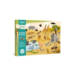 Stickers repositionnables : ANIMAUX - Mideer