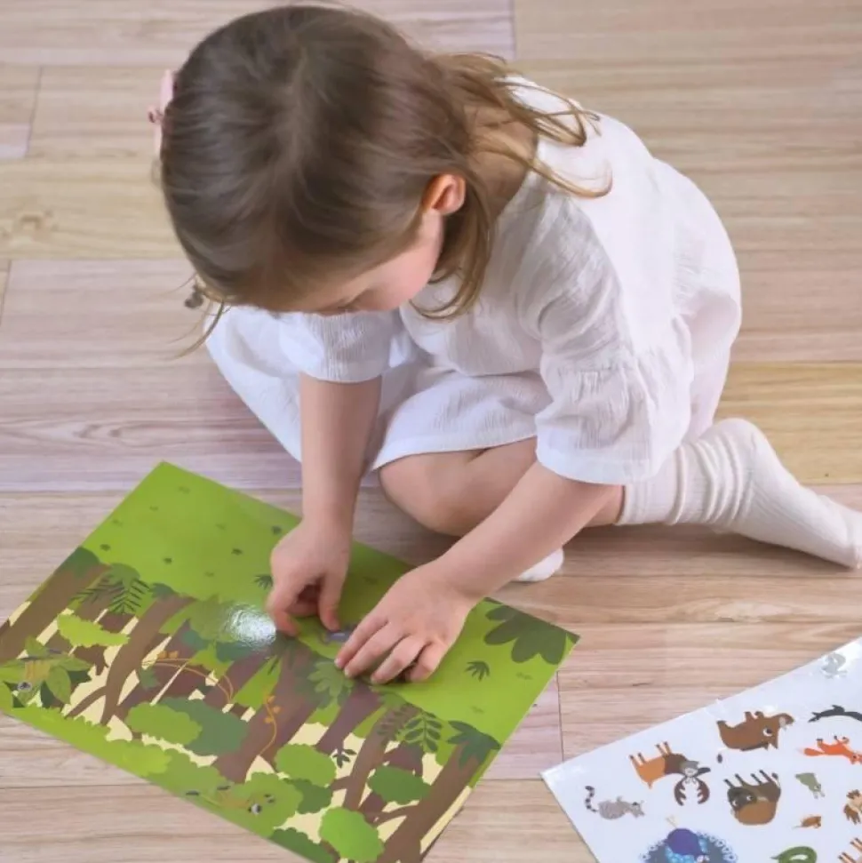 Stickers repositionnables : ANIMAUX - Mideer