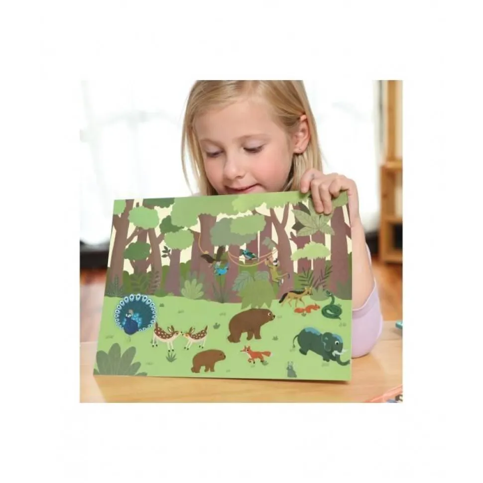 Stickers repositionnables : ANIMAUX - Mideer