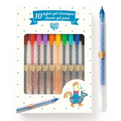 10 stylos gel classiques - Djeco