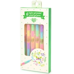 6 stylos gel pastel - Djeco