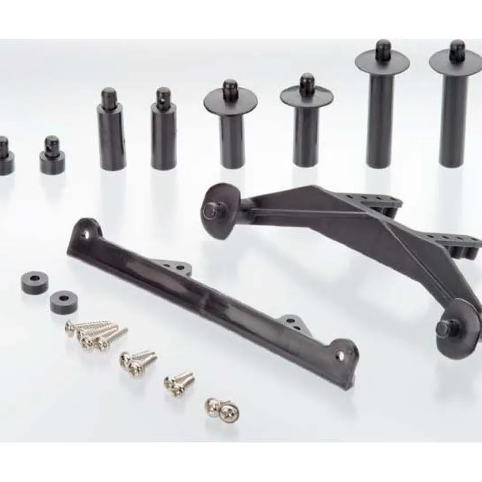 Support De Carrosserie Avant Et Arriere Noir - Traxxas