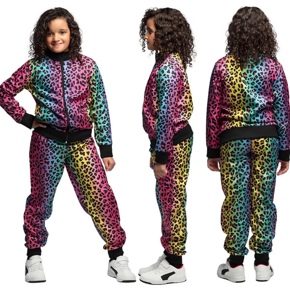 Survêtement Léopard arc-en-ciel - Enfant - RueDeLaFete