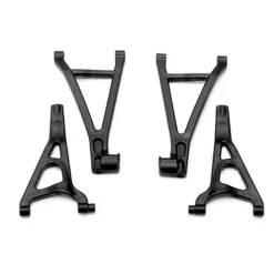 Suspension arm set, front (includes upper right & left and lower right & left arms) (1/16 E-Revo) - Traxxas