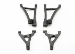 Suspension arm set, front (includes upper right & left and lower right & left arms) (1/16 Slash) - Traxxas