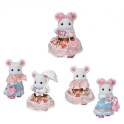 Sylvanian Families 5540 : La valisette de mode et grande soeur souris marshmallow - Sylvanian Families