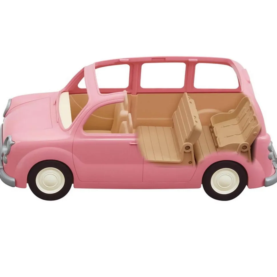 Sylvanian Families 5535 : Le monospace rose et set de pique-nique - Sylvanian Families