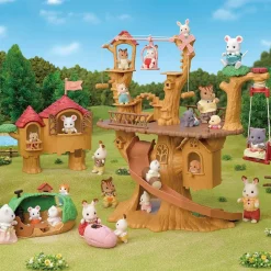 Sylvanian Families : La tyrolienne des bébés et bébé lapin crème - Sylvanian Families
