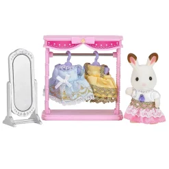 Sylvanian Family 5236 : Dressing et figurine Lapin Chocolat - Sylvanian Families