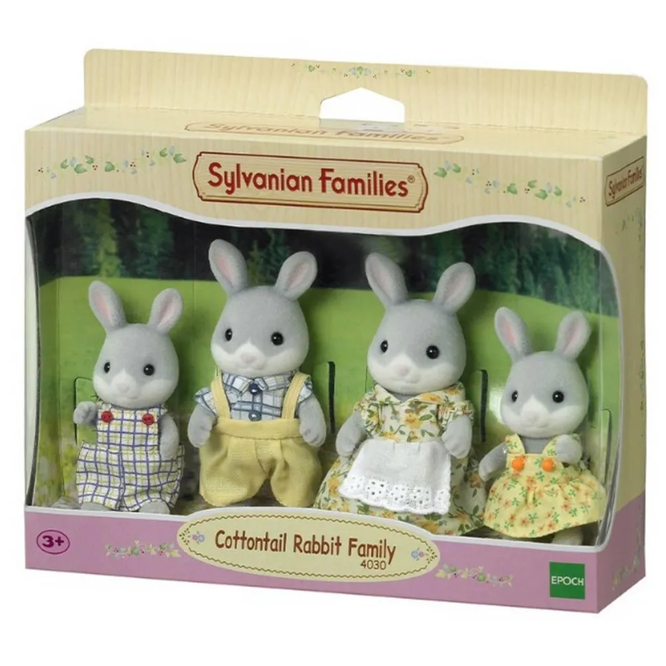 Sylvanian Family 4030 : Famille lapin gris - Sylvanian Families