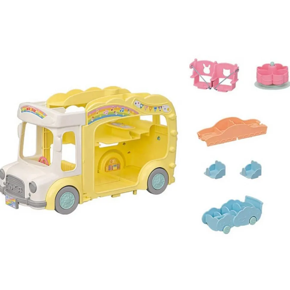 Sylvanian Family : Le bus et sa cour de récréation - Sylvanian Families