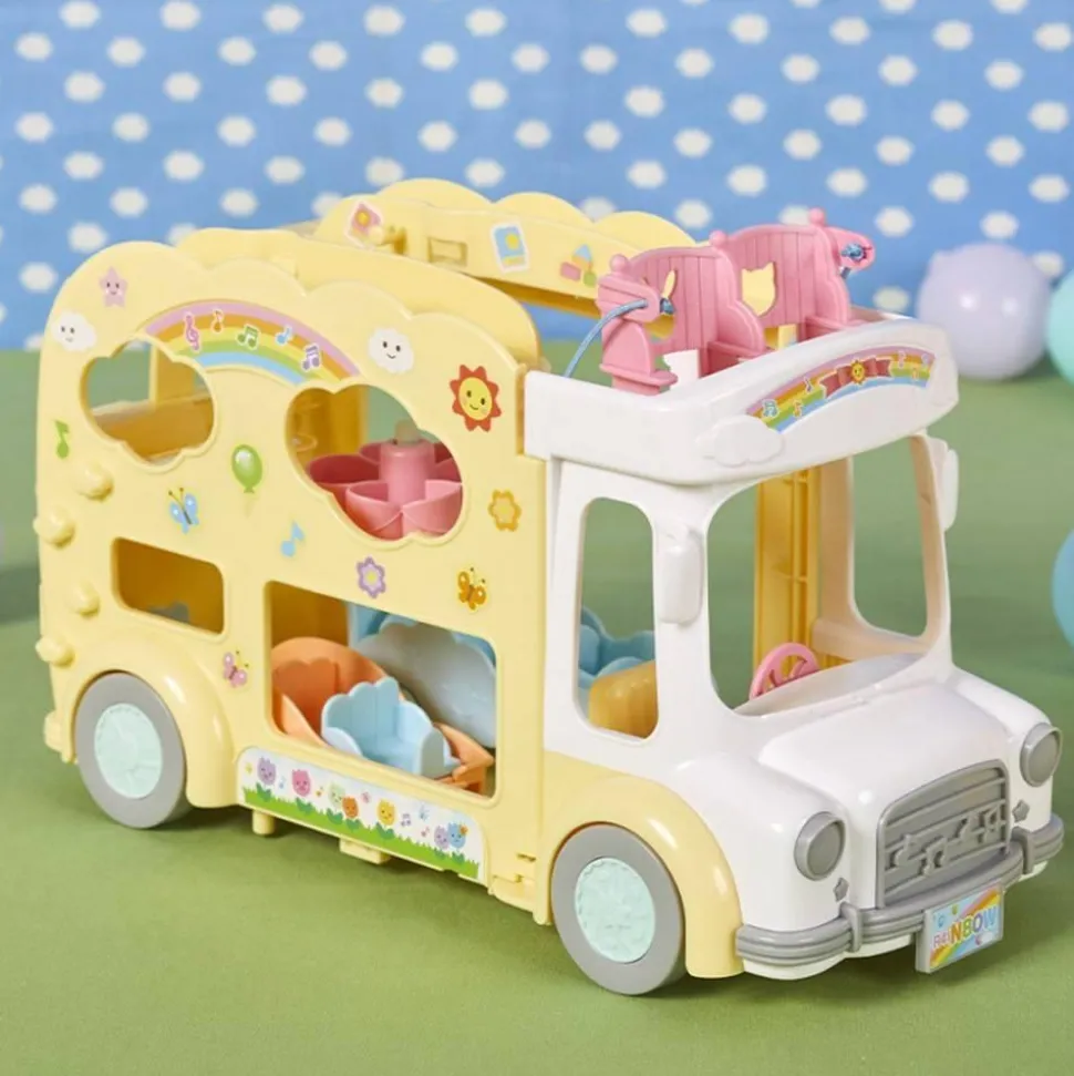 Sylvanian Family : Le bus et sa cour de récréation - Sylvanian Families