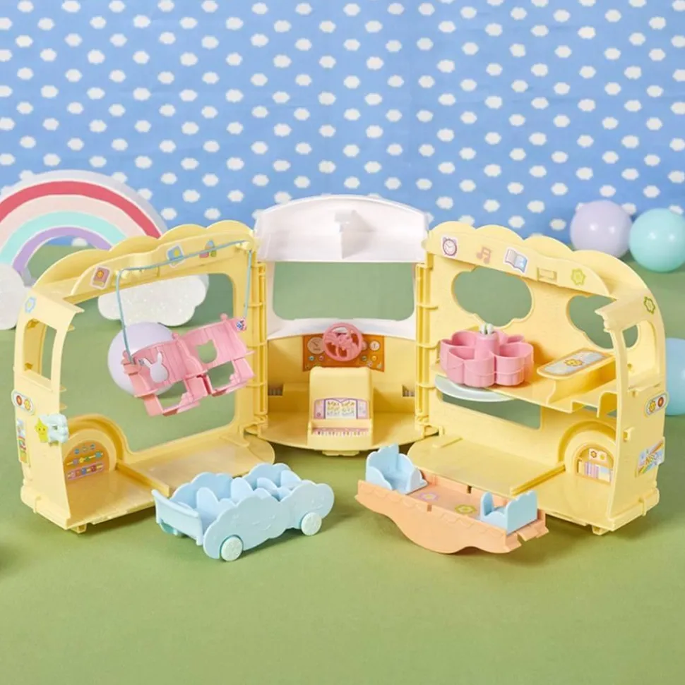 Sylvanian Family : Le bus et sa cour de récréation - Sylvanian Families