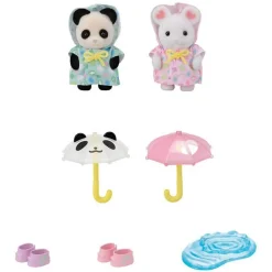 Sylvanian Family : Le duo des bébés en habits de pluie - Sylvanian Families