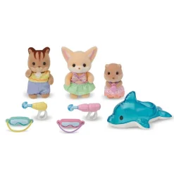 Sylvanian Family : Le trio des bébés à la piscine - Sylvanian Families