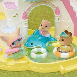 Sylvanian Family : Le trio des bébés à la piscine - Sylvanian Families