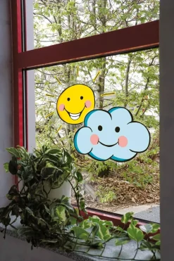 Symboles du temps, set de 6 feuilles A3 avec 36 motifs, collent sur surface lisse - Eduplay