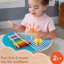 Table Musicale En Bois Avec Instruments De Percussion - Fisher-Price