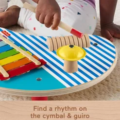 Table Musicale En Bois Avec Instruments De Percussion - Fisher-Price