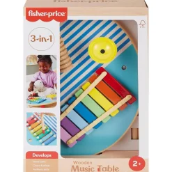 Table Musicale En Bois Avec Instruments De Percussion - Fisher-Price