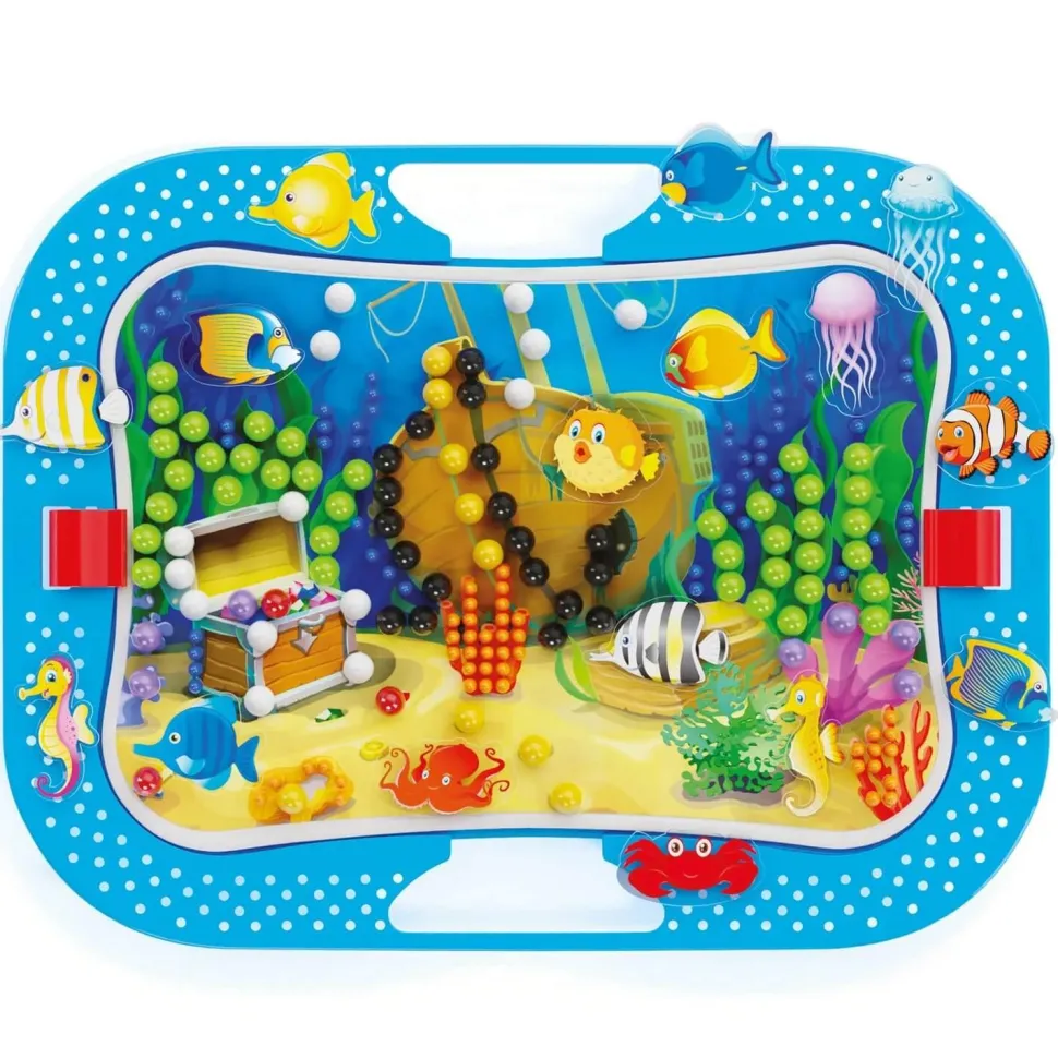 Tableau à clous : Ocean fun Fish & Pegs - Quercetti