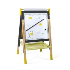 Tableau Reglable en bois Gris et Jaune - Janod
