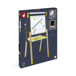 Tableau Reglable en bois Gris et Jaune - Janod