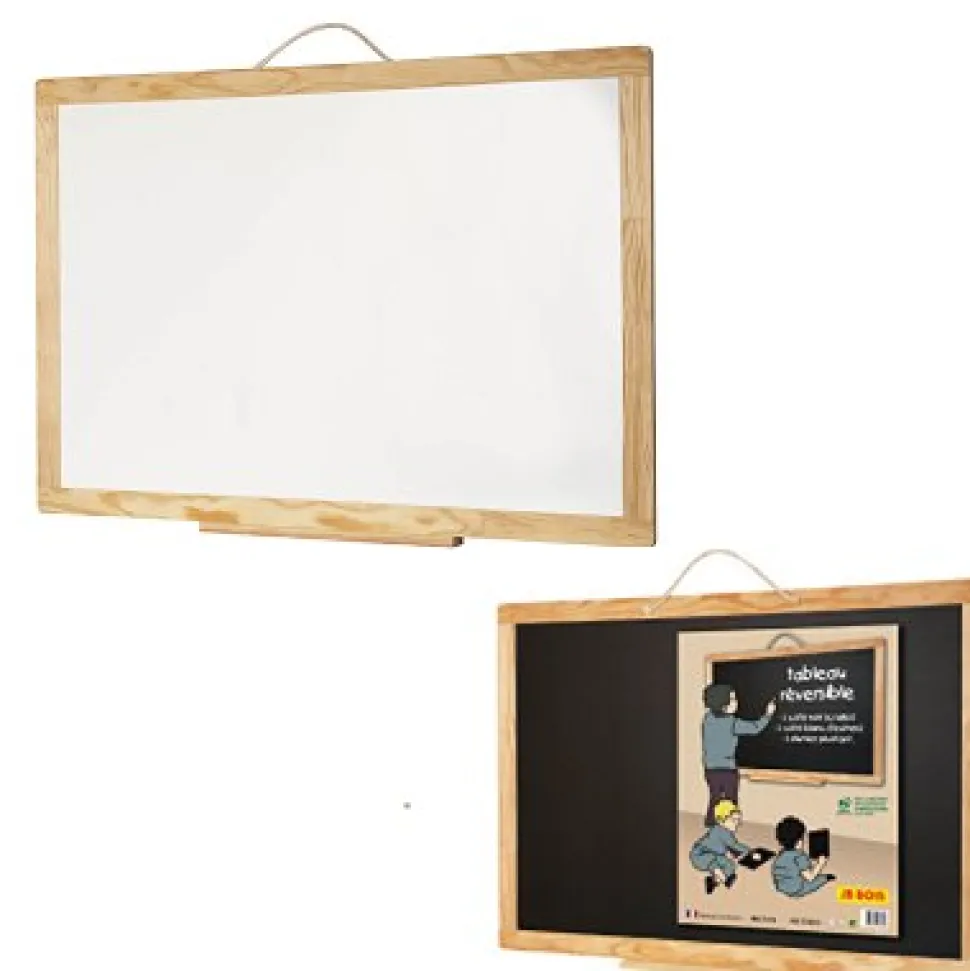 Tableau réversible blanc et noir - JB-Bois