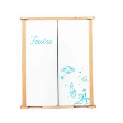 Tableau triptyque en bois naturel - JeuJura