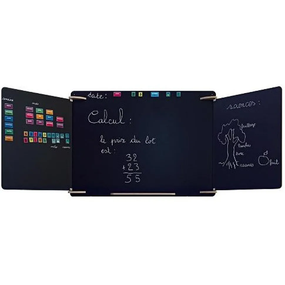 Tableau Triptyque XXL : Comme à l'école - JB-Bois