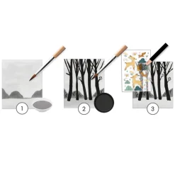 Tableaux à décorer : Dernières neiges - Djeco