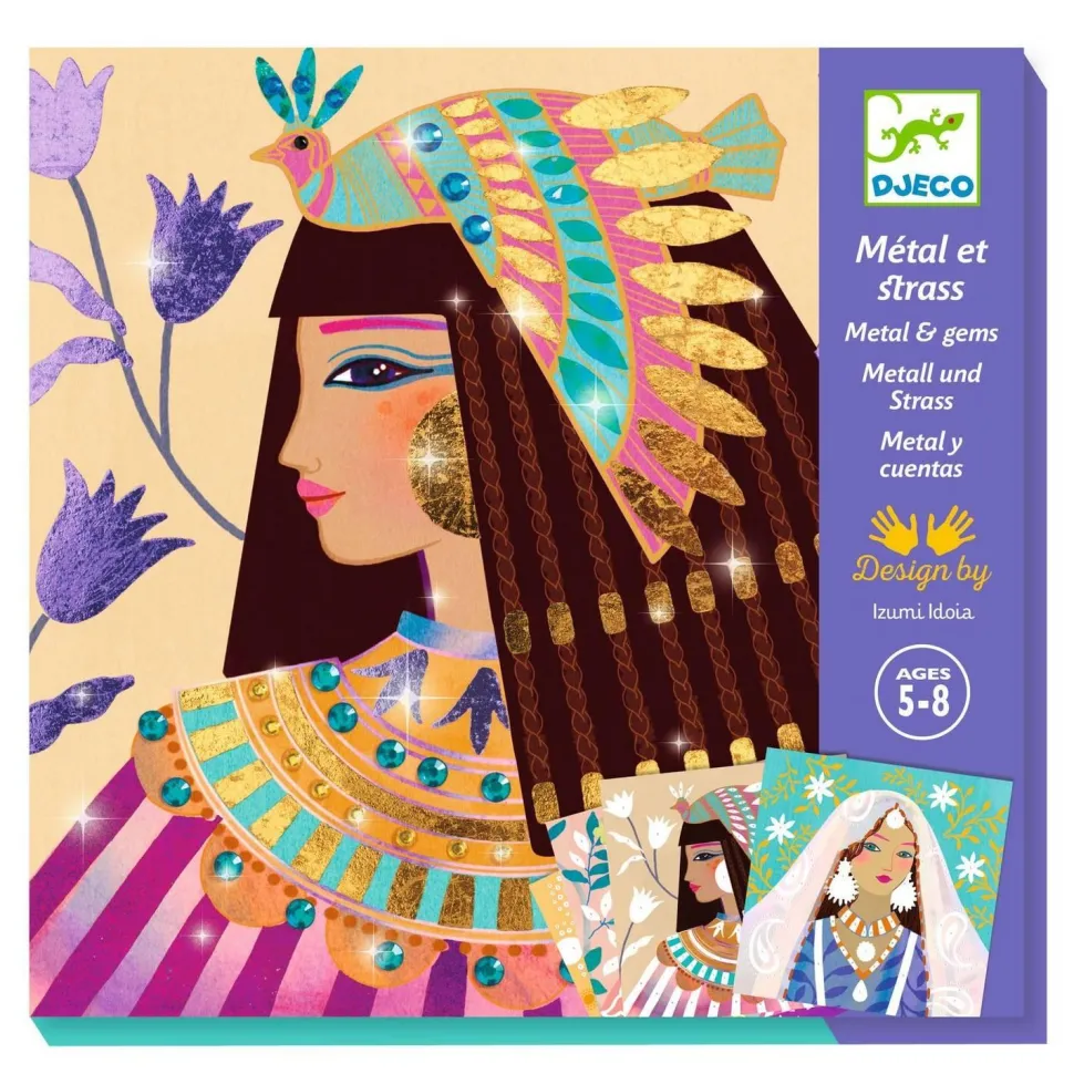 Tableaux à métalliser : Parures précieuses - Les plus grands - Djeco