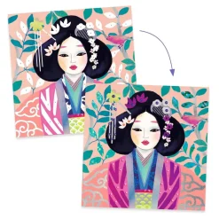 Tableaux à métalliser : Parures précieuses - Les plus grands - Djeco