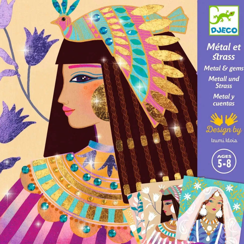 Tableaux à métalliser : Parures précieuses - Les plus grands - Djeco